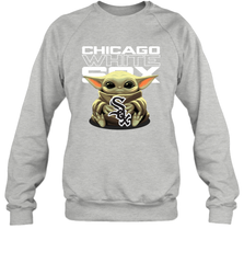 Baby Yoda Hugs The Chicago White Sox Shirts Sweatshirt - PrimaryTee