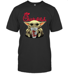 Baby Yoda Hugs Chick Fil A Cup Star Wars Shirts Men's T-Shirt - PrimaryTee