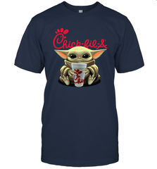 Baby Yoda Hugs Chick Fil A Cup Star Wars Shirts Men's T-Shirt - PrimaryTee