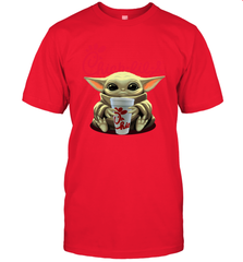 Baby Yoda Hugs Chick Fil A Cup Star Wars Shirts Men's T-Shirt - PrimaryTee