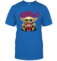 Baby Yoda Hugs Dr Pepper Can Star Wars Shirts Men's T-Shirt - PrimaryTee