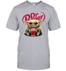 Baby Yoda Hugs Dr Pepper Can Star Wars Shirts Men's T-Shirt - PrimaryTee