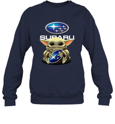 Baby Yoda Hugs The Subaru Car Logo Star Wars Shirts Sweatshirt - PrimaryTee