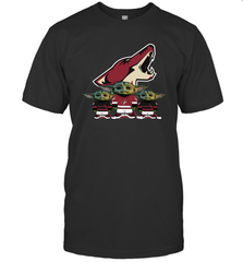 Arizona Coyotes Star Wars Logo Baby Yoda Men's T-Shirt - PrimaryTee
