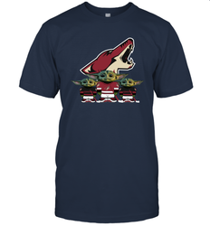 Arizona Coyotes Star Wars Logo Baby Yoda Men's T-Shirt - PrimaryTee