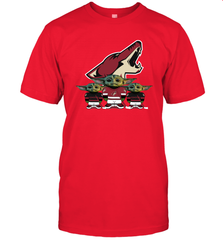 Arizona Coyotes Star Wars Logo Baby Yoda Men's T-Shirt - PrimaryTee