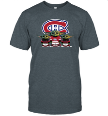 Montreal Canadiens Star Wars Logo Baby Yoda Men's T-Shirt - PrimaryTee