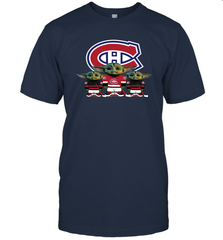 Montreal Canadiens Star Wars Logo Baby Yoda Men's T-Shirt - PrimaryTee