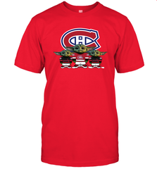 Montreal Canadiens Star Wars Logo Baby Yoda Men's T-Shirt - PrimaryTee