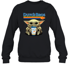 Baby Yoda Hugs Dutch Bros Sweatshirt - PrimaryTee