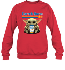 Baby Yoda Hugs Dutch Bros Sweatshirt - PrimaryTee
