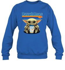 Baby Yoda Hugs Dutch Bros Sweatshirt - PrimaryTee