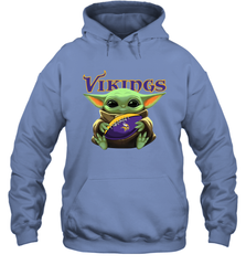 Baby Yoda Loves The Minnesota Vikings Star Wars NFL Shirts Hoodie - PrimaryTee