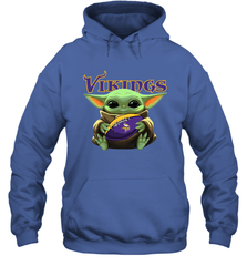 Baby Yoda Loves The Minnesota Vikings Star Wars NFL Shirts Hoodie - PrimaryTee