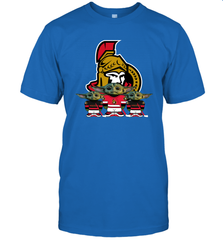 Ottawa Senators Star Wars Logo Baby Yoda Men's T-Shirt - PrimaryTee