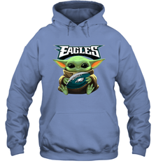 Baby Yoda Loves The Philadelphia Eagles Star Wars NFL Shirts Hoodie - PrimaryTee