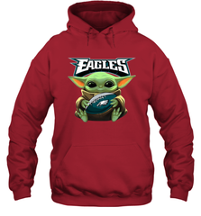 Baby Yoda Loves The Philadelphia Eagles Star Wars NFL Shirts Hoodie - PrimaryTee