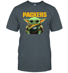 Baby Yoda Loves The Green Bay Packers Star Wars NFL Shirts Men's T-Shirt - PrimaryTee