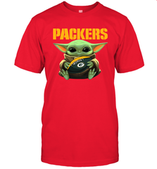 Baby Yoda Loves The Green Bay Packers Star Wars NFL Shirts Men's T-Shirt - PrimaryTee