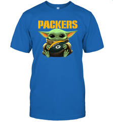 Baby Yoda Loves The Green Bay Packers Star Wars NFL Shirts Men's T-Shirt - PrimaryTee