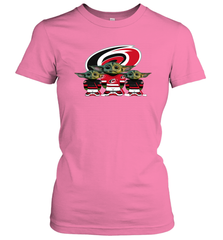 Carolina Hurricanes Star Wars Logo Baby Yoda Women's T-Shirt - PrimaryTee