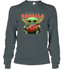 Baby Yoda Loves The Cincinnati Bengals Star Wars NFL Shirts Long Sleeve T-Shirt - PrimaryTee
