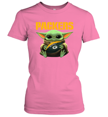 Baby Yoda Loves The Green Bay Packers Star Wars NFL Shirts Women's T-Shirt - PrimaryTee