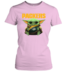 Baby Yoda Loves The Green Bay Packers Star Wars NFL Shirts Women's T-Shirt - PrimaryTee