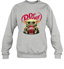 Baby Yoda Hugs Dr Pepper Can Star Wars Shirts Sweatshirt - PrimaryTee