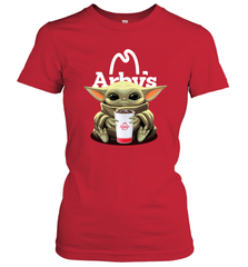 Baby Yoda Hugs Arbys Cup Star Wars Shirts Women's T-Shirt - PrimaryTee