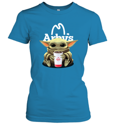 Baby Yoda Hugs Arbys Cup Star Wars Shirts Women's T-Shirt - PrimaryTee