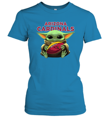 Baby Yoda Loves The Arizona Cardinals Star Wars NFL Shirts Women's T-Shirt - PrimaryTee