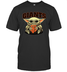 Baby Yoda Hugs The San Francisco Giants Shirts Men's T-Shirt - PrimaryTee