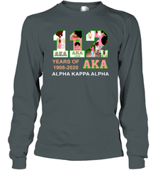 112 Years of Aka Alpha Kappa Alpha 1908 2020 Shirt Long Sleeve T-Shirt - PrimaryTee