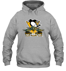 Pittsburgh Penguins Star Wars Logo Baby Yoda Hoodie - PrimaryTee