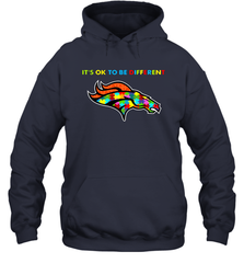 It's Ok To Be Different Denver Broncos Autism Shirt Hoodie - PrimaryTee