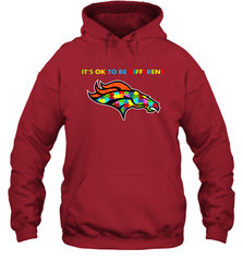 It's Ok To Be Different Denver Broncos Autism Shirt Hoodie - PrimaryTee