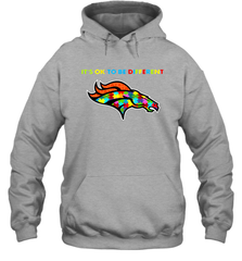 It's Ok To Be Different Denver Broncos Autism Shirt Hoodie - PrimaryTee