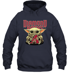 Baby Yoda Hugs The Arizona Diamondbacks Shirts Hoodie - PrimaryTee