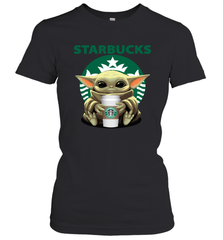 Baby Yoda Hugs Starbucks Cup Star Wars Shirts Women's T-Shirt - PrimaryTee