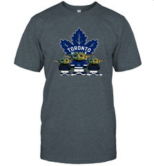 Toronto Maple Leafs Star Wars Logo Baby Yoda Men's T-Shirt - PrimaryTee