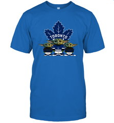 Toronto Maple Leafs Star Wars Logo Baby Yoda Men's T-Shirt - PrimaryTee