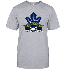 Toronto Maple Leafs Star Wars Logo Baby Yoda Men's T-Shirt - PrimaryTee