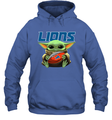 Baby Yoda Loves The Detroit Lions Star Wars NFL Shirts Hoodie - PrimaryTee