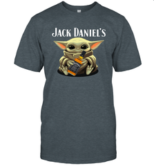 Baby Yoda Hugs Jack Daniel's Bottle Star Wars Shirts Men's T-Shirt - PrimaryTee