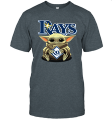 Baby Yoda Hugs The Tampa Bay Rays Shirts Men's T-Shirt - PrimaryTee