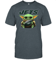 Baby Yoda Loves The New York Jets Star Wars NFL Shirts Men's T-Shirt - PrimaryTee