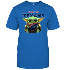 Baby Yoda Loves The Houston Texans Star Wars NFL Shirts Men's T-Shirt - PrimaryTee