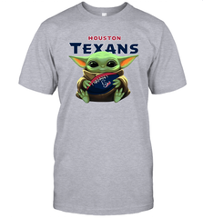 Baby Yoda Loves The Houston Texans Star Wars NFL Shirts Men's T-Shirt - PrimaryTee