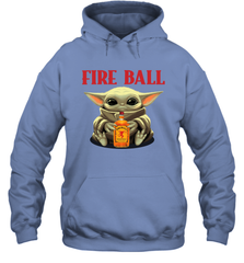 Baby Yoda Hugs Fireball Bottle Star Wars Shirts Hoodie - PrimaryTee